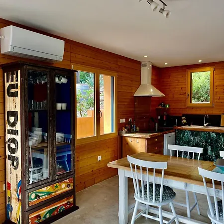 La Poussada, Maisons Ecologiques Avec Vue Mer La Palme Exterior foto